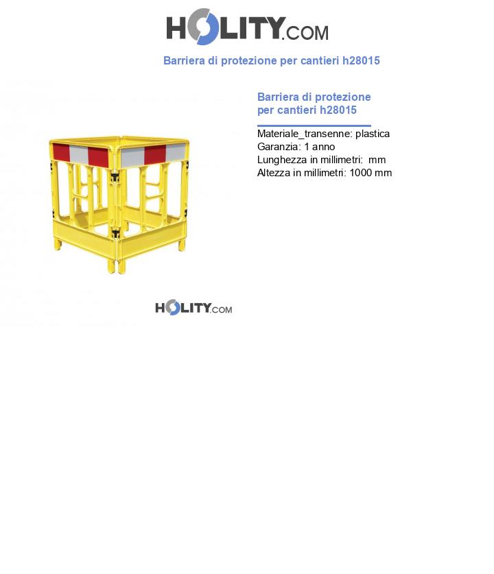 Barriera di protezione per cantieri h28015