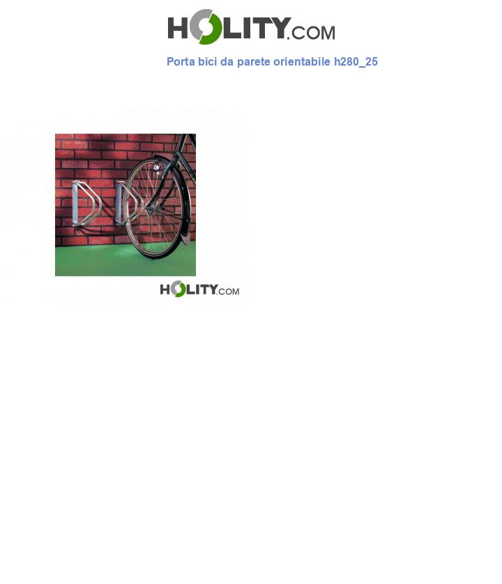 Porta bici da parete orientabile h280_25