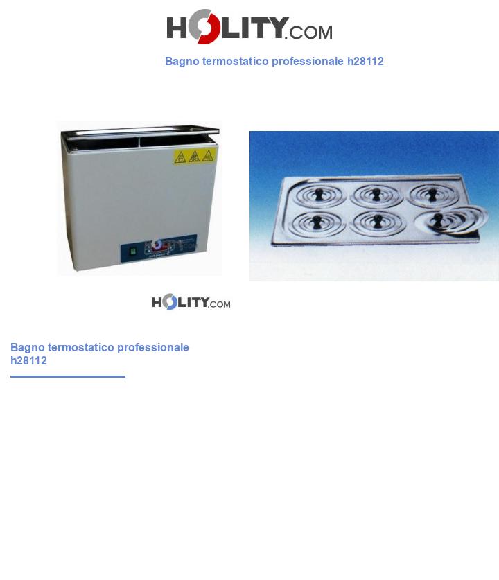 Bagno termostatico professionale h28112