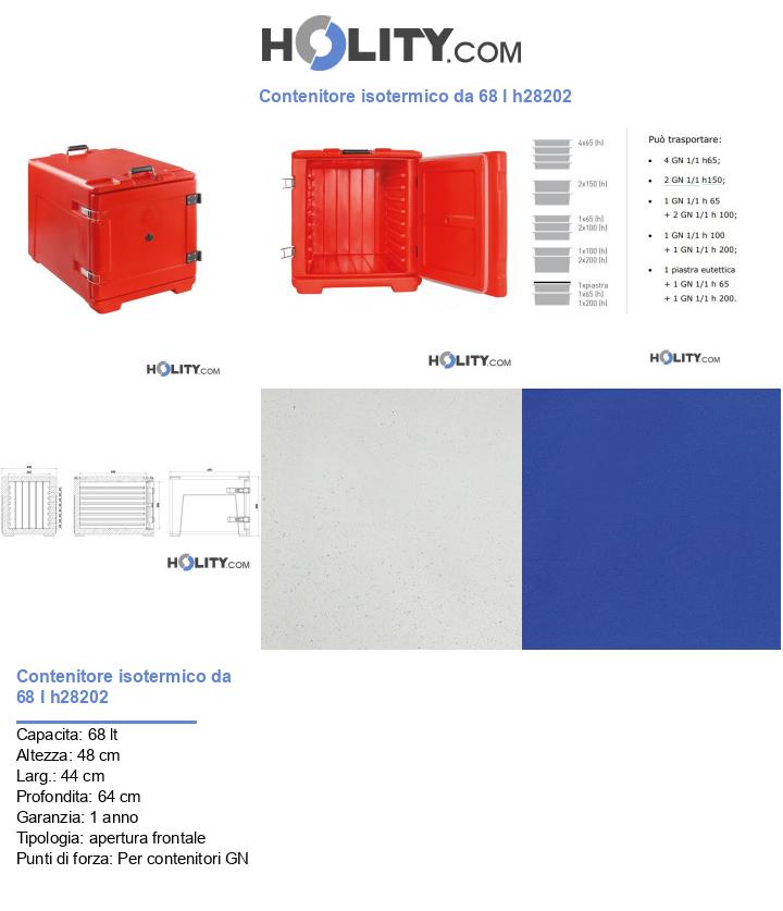 Contenitore isotermico da 68 l h28202