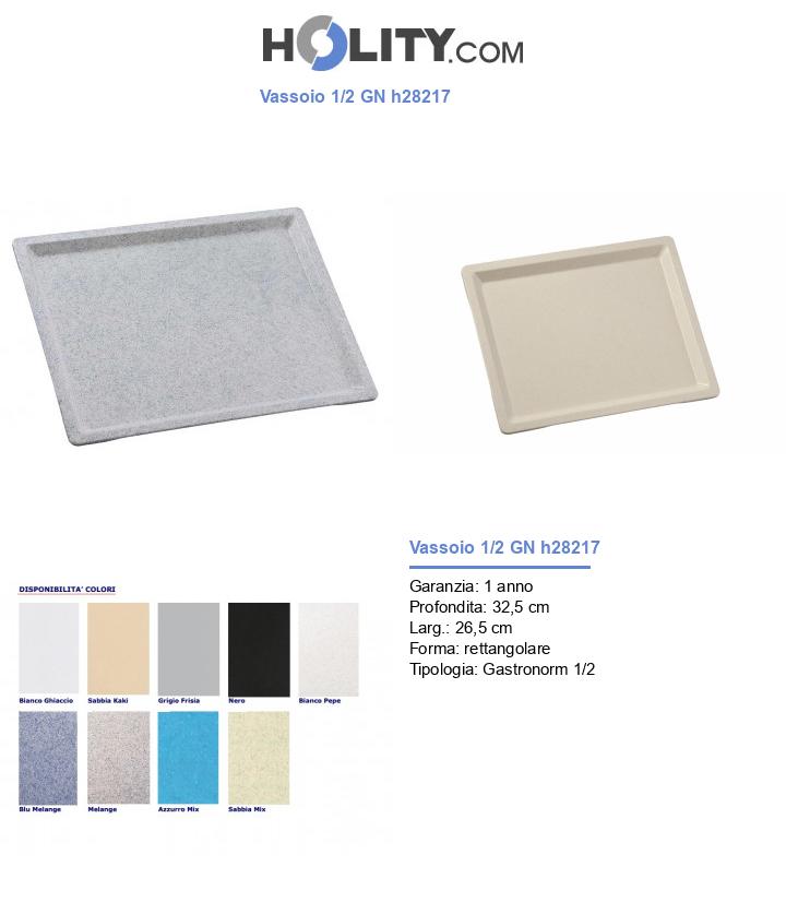 Vassoio 1/2 GN h28217