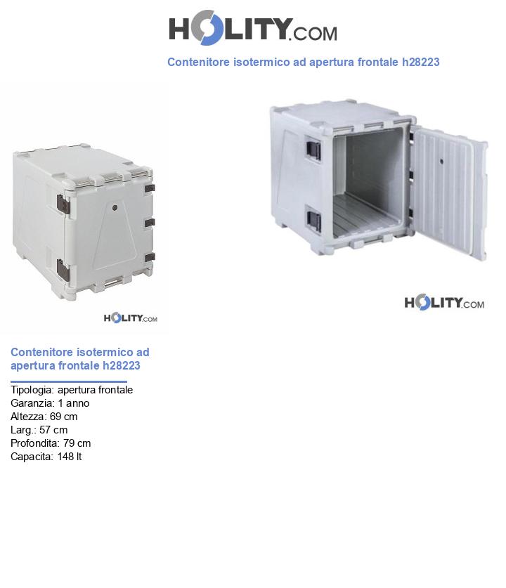 Contenitore isotermico ad apertura frontale h28223