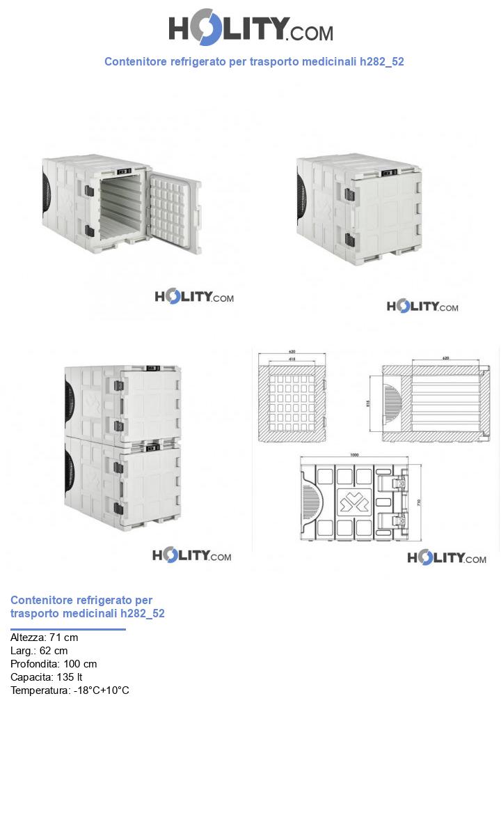 Contenitore refrigerato per trasporto medicinali h282_52