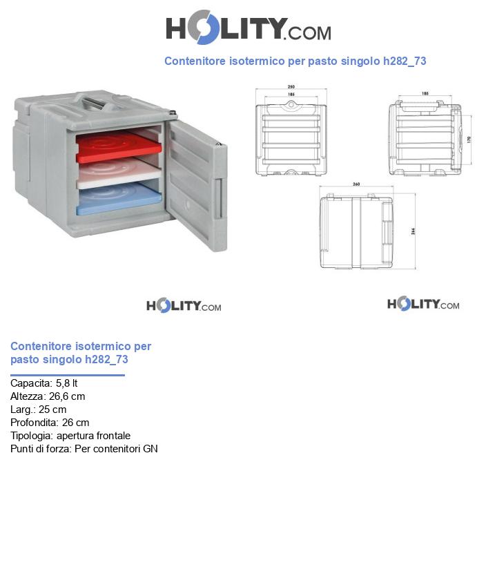 Contenitore isotermico per pasto singolo h282_73