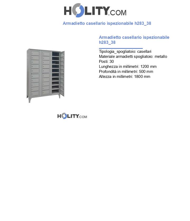 Armadietto casellario ispezionabile h283_38