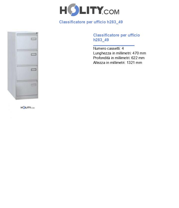 Classificatore per ufficio h283_49
