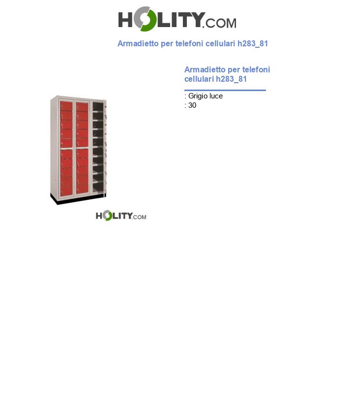 Armadietto per telefoni cellulari h283_81
