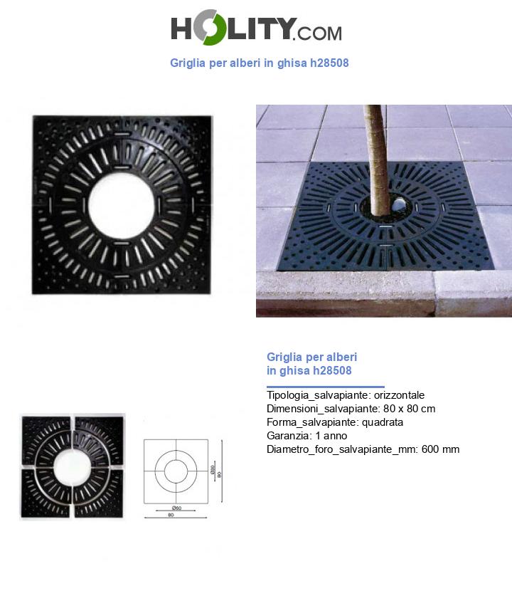 Griglia per alberi in ghisa h28508