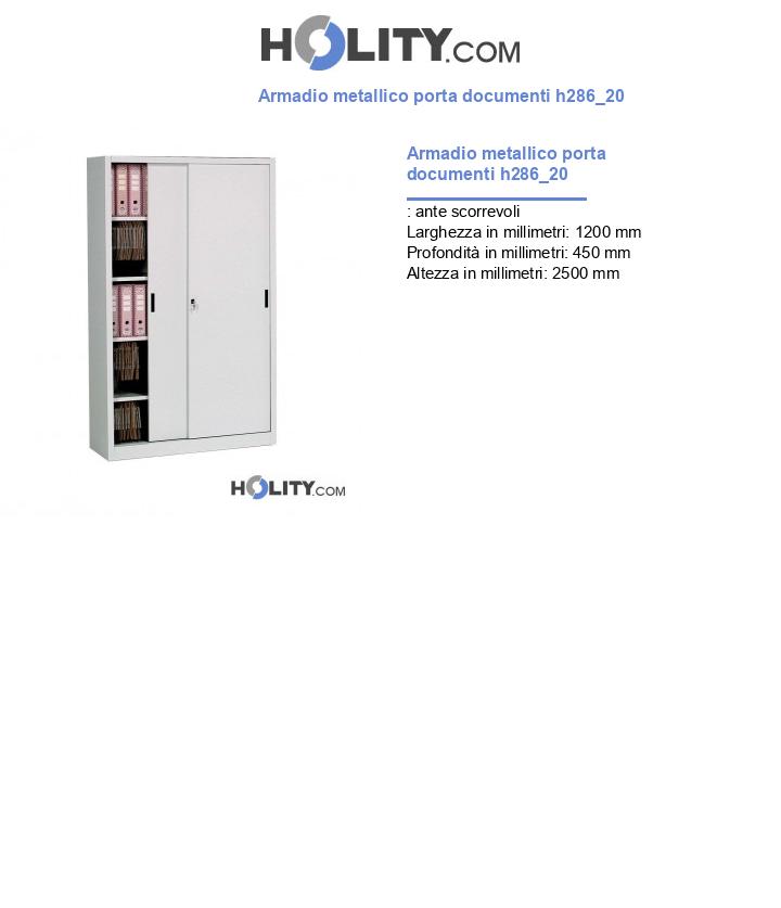 Armadio metallico porta documenti h286_20