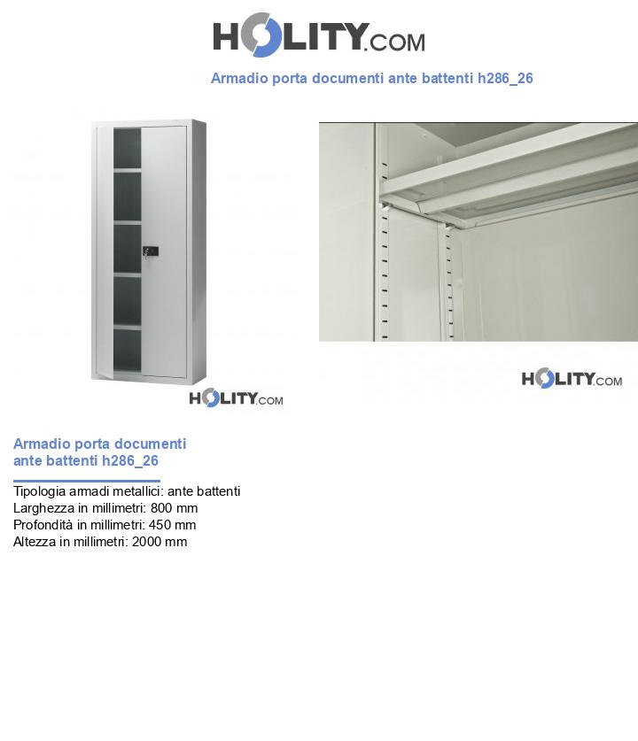 Armadio porta documenti ante battenti h286_26
