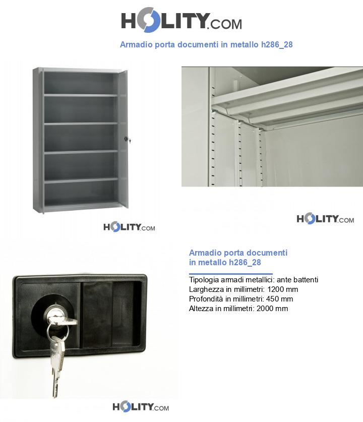 Armadio porta documenti in metallo h286_28