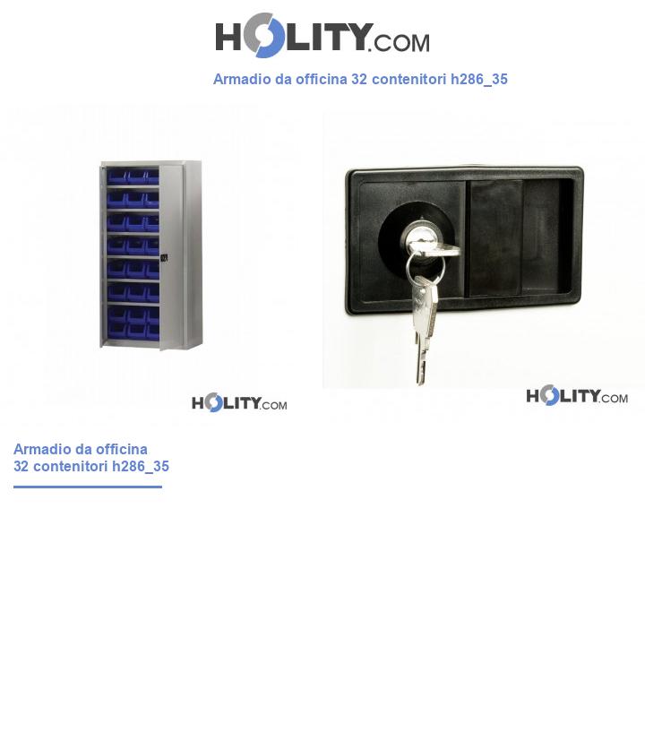 Armadio da officina 32 contenitori h286_35