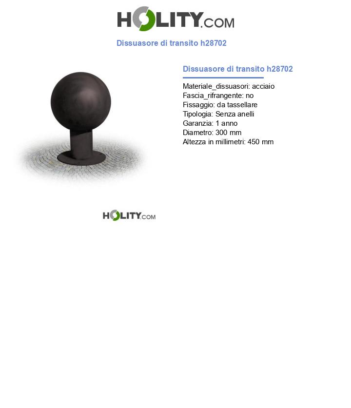 Dissuasore di transito h28702