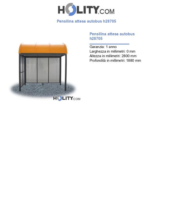 Pensilina attesa autobus h28705