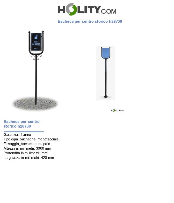 Bacheca per centro storico h28730