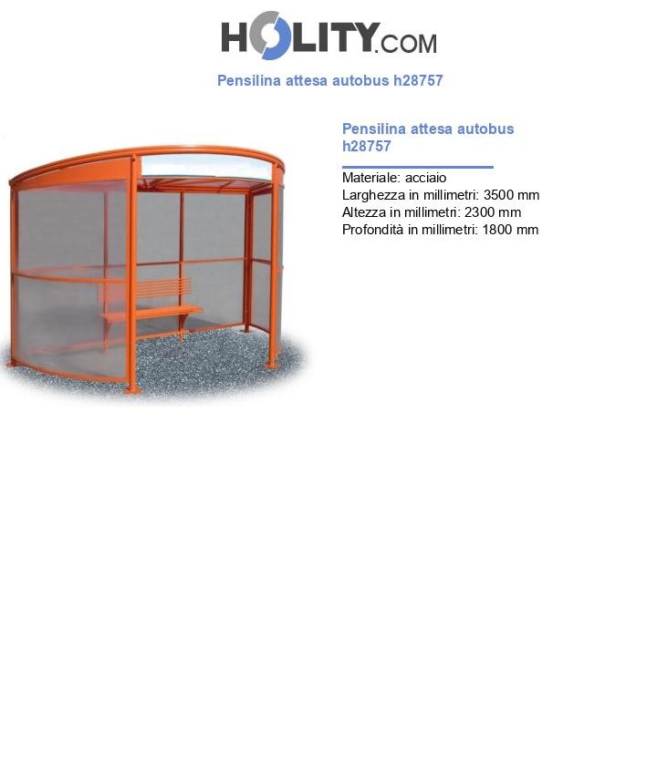 Pensilina attesa autobus h28757