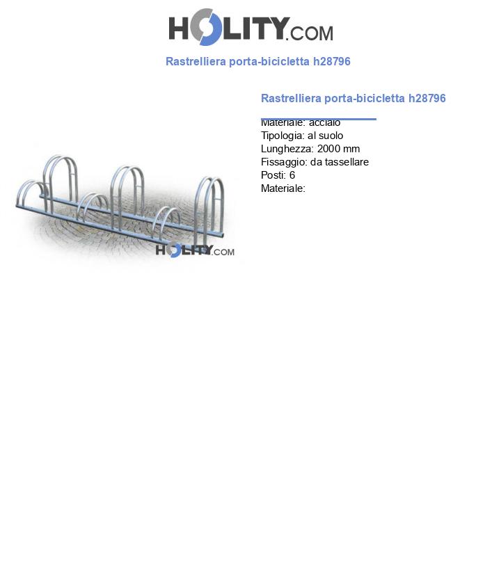 Rastrelliera porta-bicicletta h28796