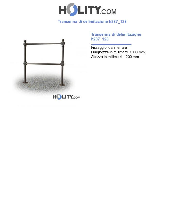 Transenna di delimitazione h287_128