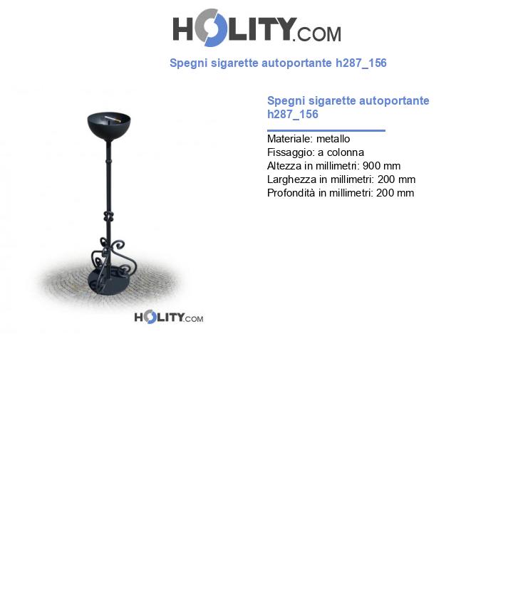 Spegni sigarette autoportante h287_156