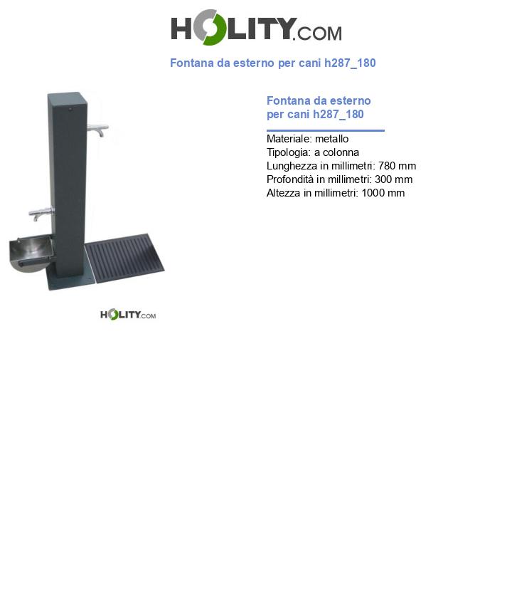 Fontana da esterno per cani h287_180