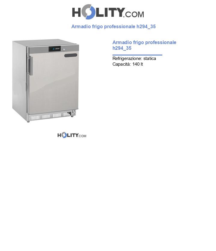 Armadio frigo professionale h294_35