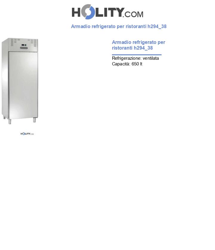 Armadio refrigerato per ristoranti h294_38