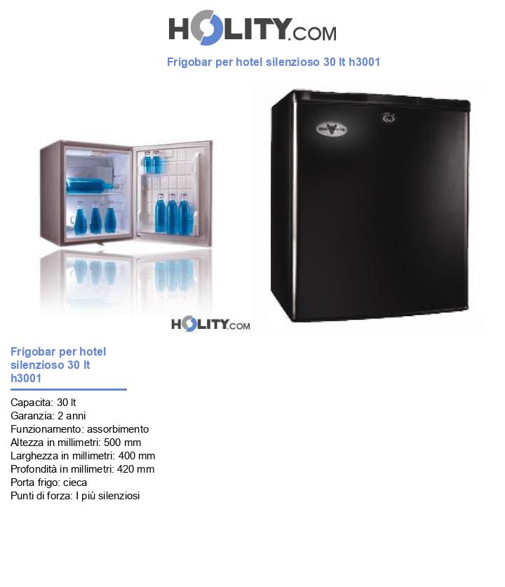 Frigobar per hotel silenzioso 30 lt h3001