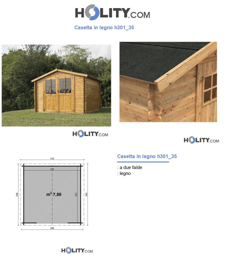 Casetta in legno h301_35
