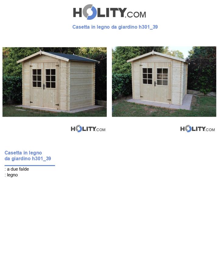 Casetta in legno da giardino h301_39