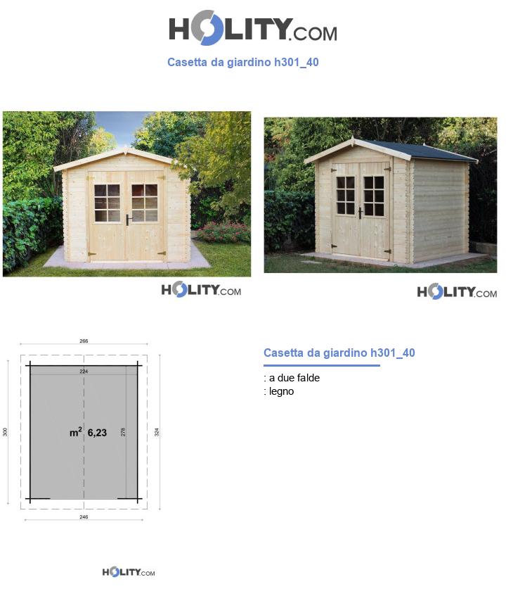 Casetta da giardino h301_40