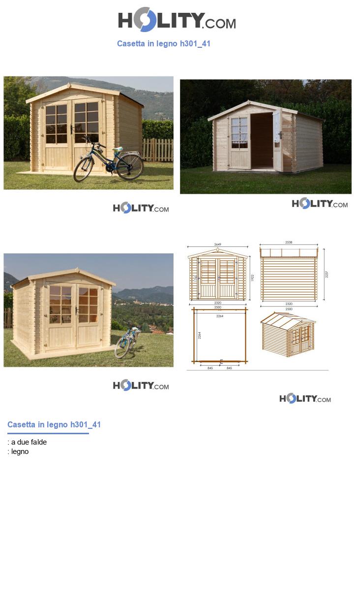 Casetta in legno h301_41