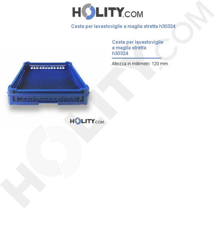 Cesta per lavastoviglie a maglia stretta h30324