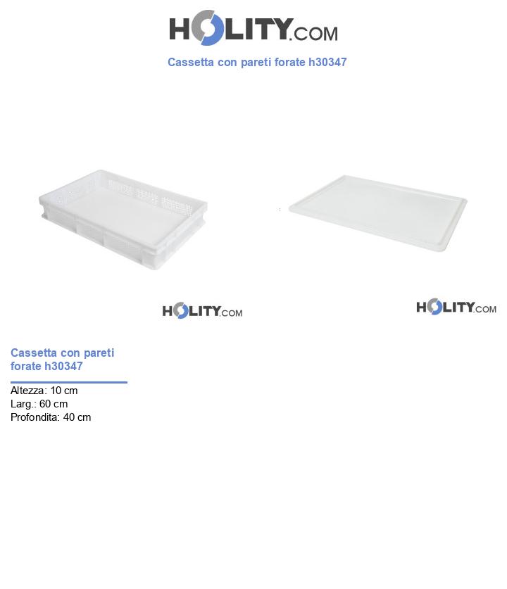 Cassetta con pareti forate h30347