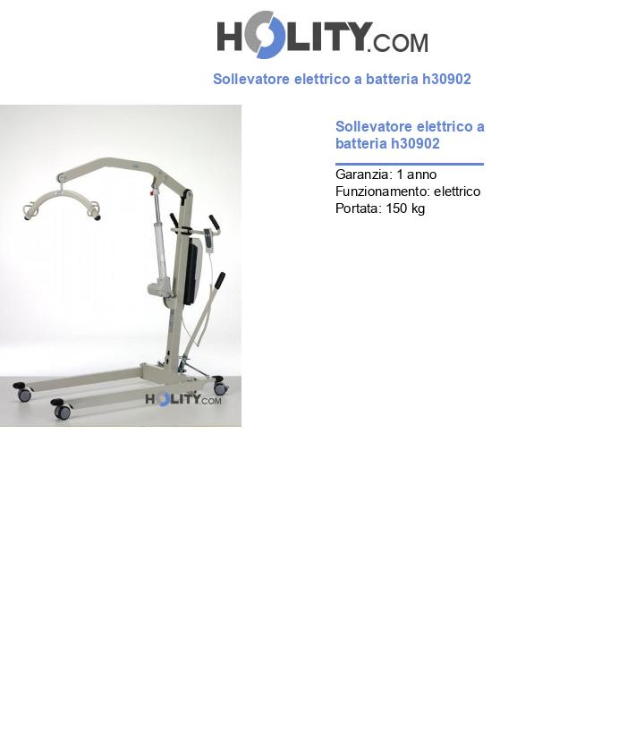 Sollevatore elettrico a batteria h30902