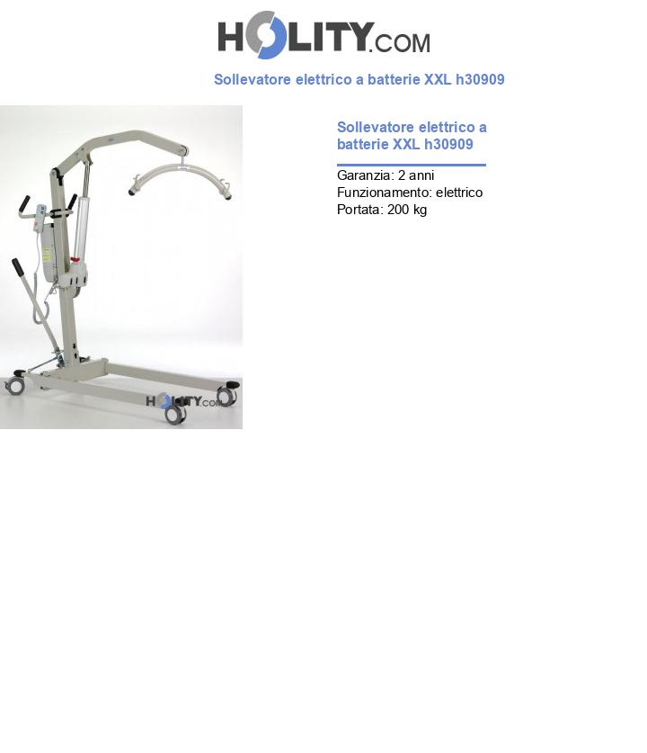 Sollevatore elettrico a batterie XXL h30909