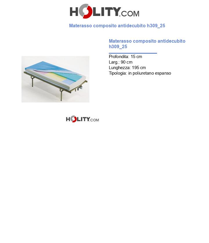 Materasso composito antidecubito h309_25
