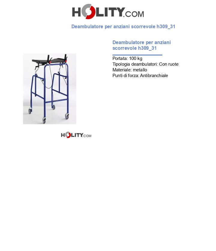 Deambulatore per anziani scorrevole h309_31