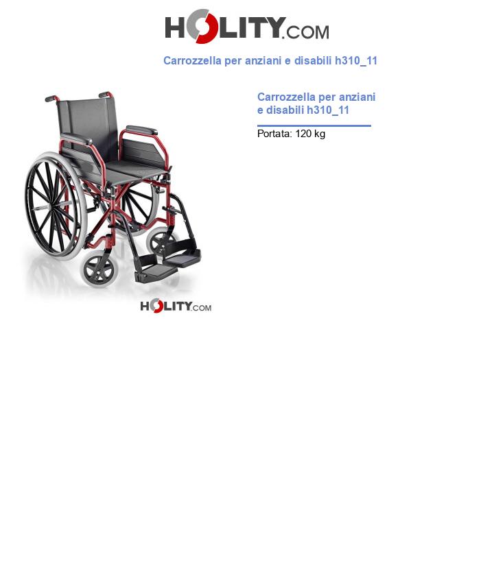 Carrozzella per anziani e disabili h310_11