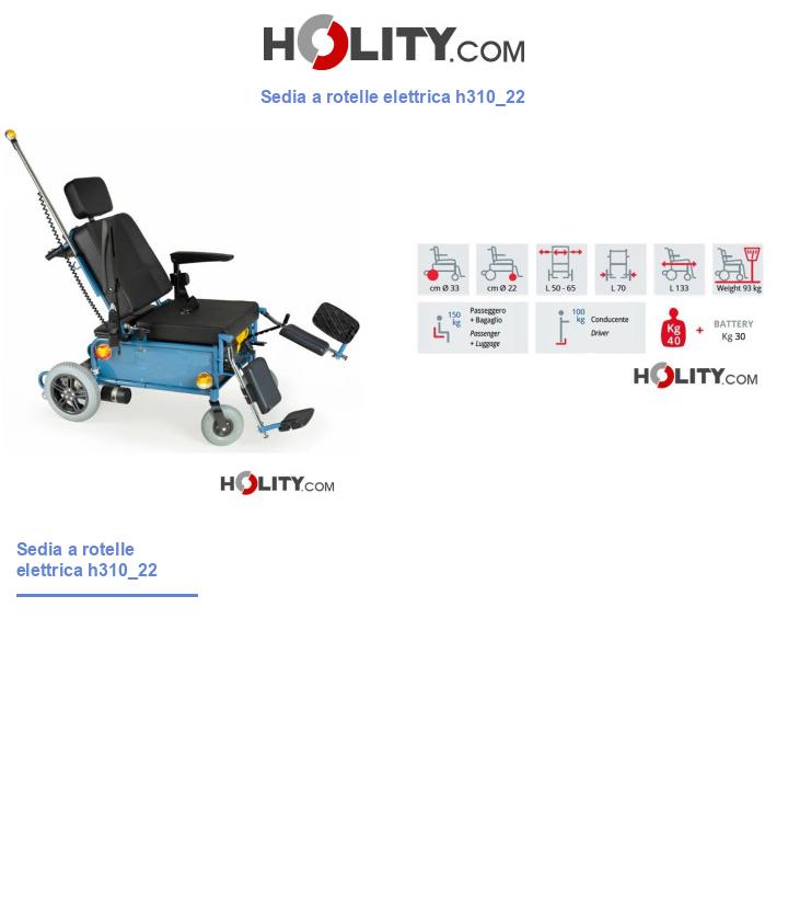 Sedia a rotelle elettrica h310_22