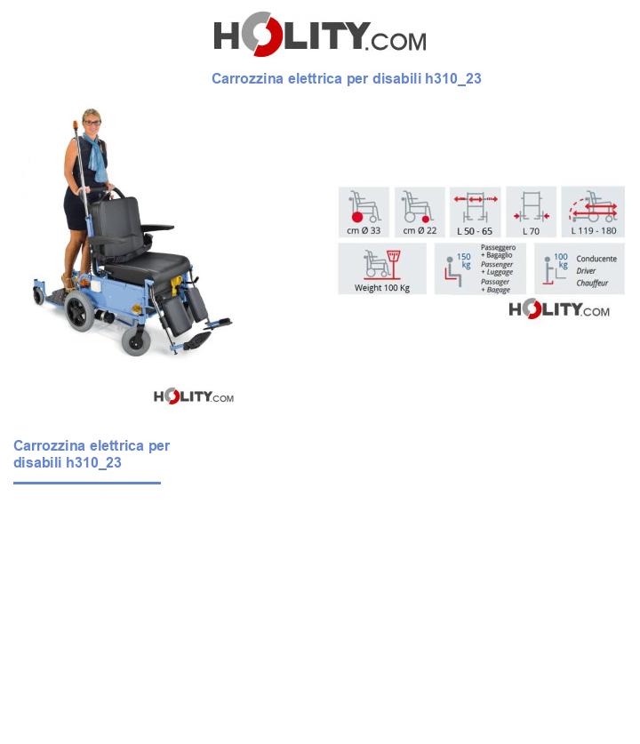 Carrozzina elettrica per disabili h310_23