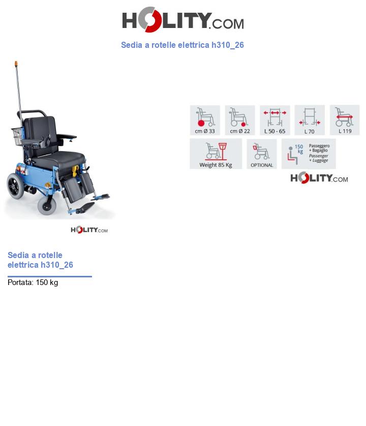 Sedia a rotelle elettrica h310_26