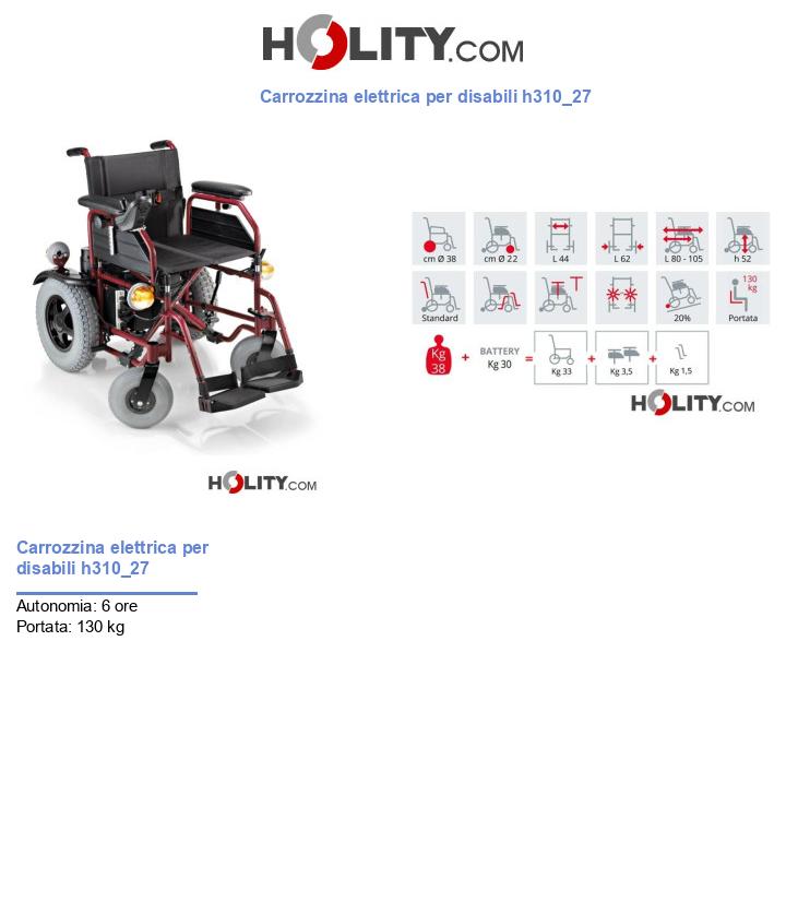 Carrozzina elettrica per disabili h310_27