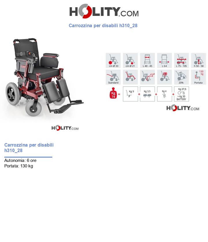 Carrozzina per disabili h310_28