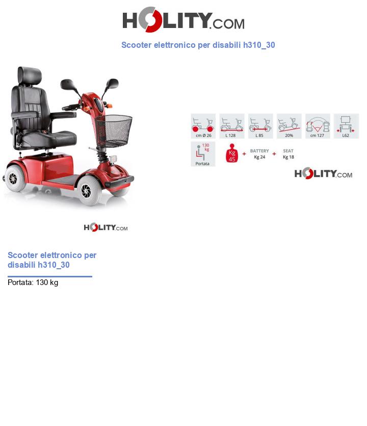 Scooter elettronico per disabili h310_30