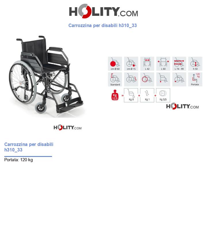 Carrozzina per disabili h310_33