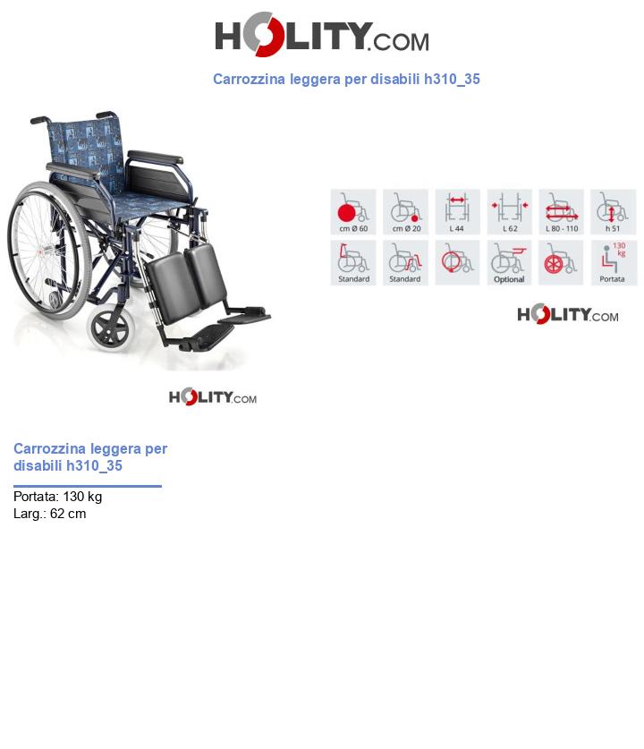 Carrozzina leggera per disabili h310_35
