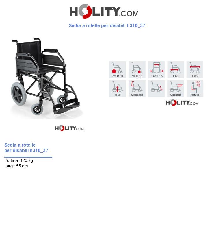 Sedia a rotelle per disabili h310_37