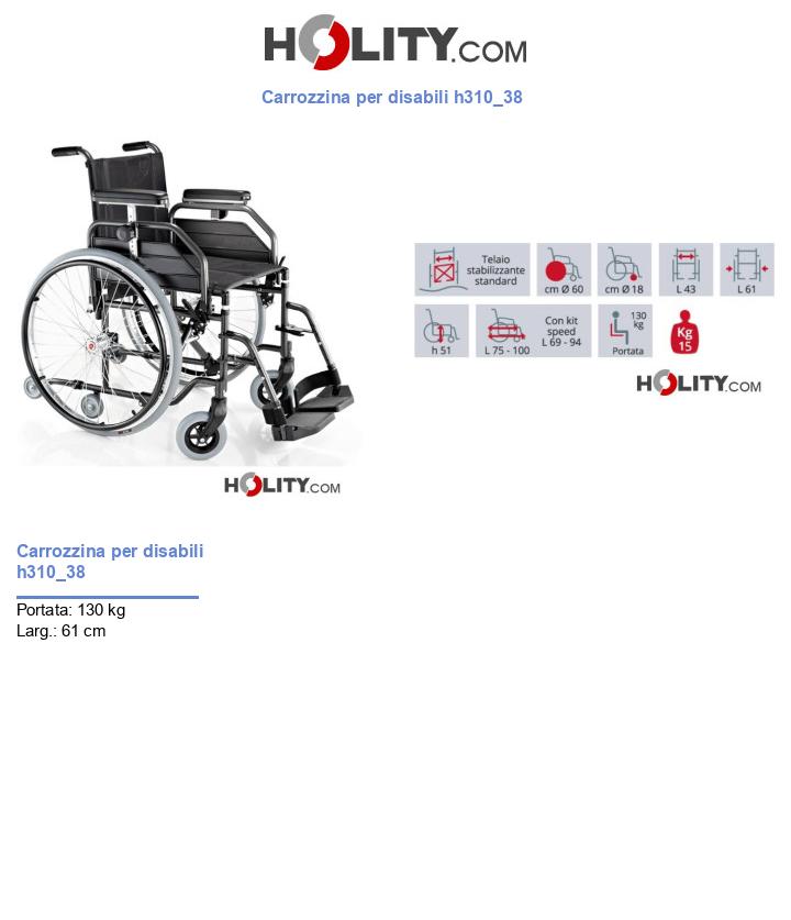 Carrozzina per disabili h310_38