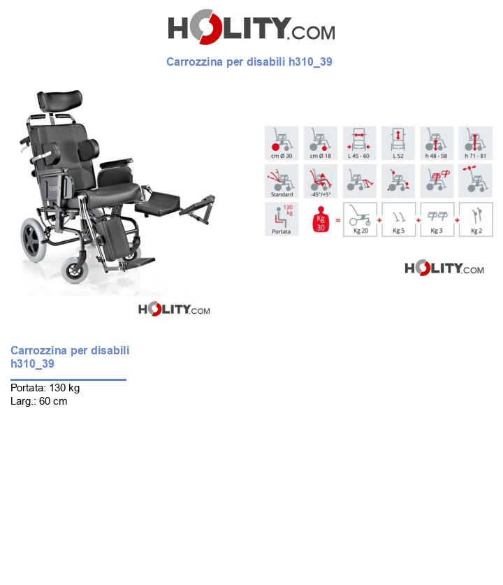 Carrozzina per disabili h310_39