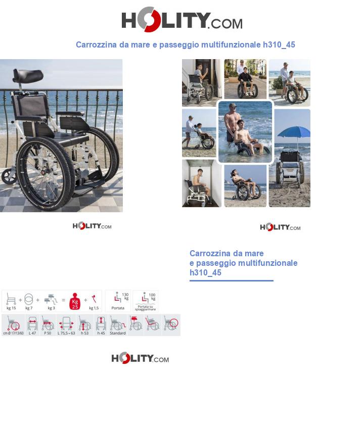 Carrozzina da mare e passeggio multifunzionale h310_45